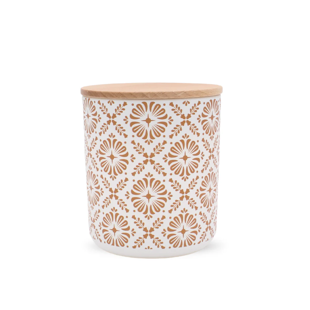 Amber Vetiver Clay Tile Candle