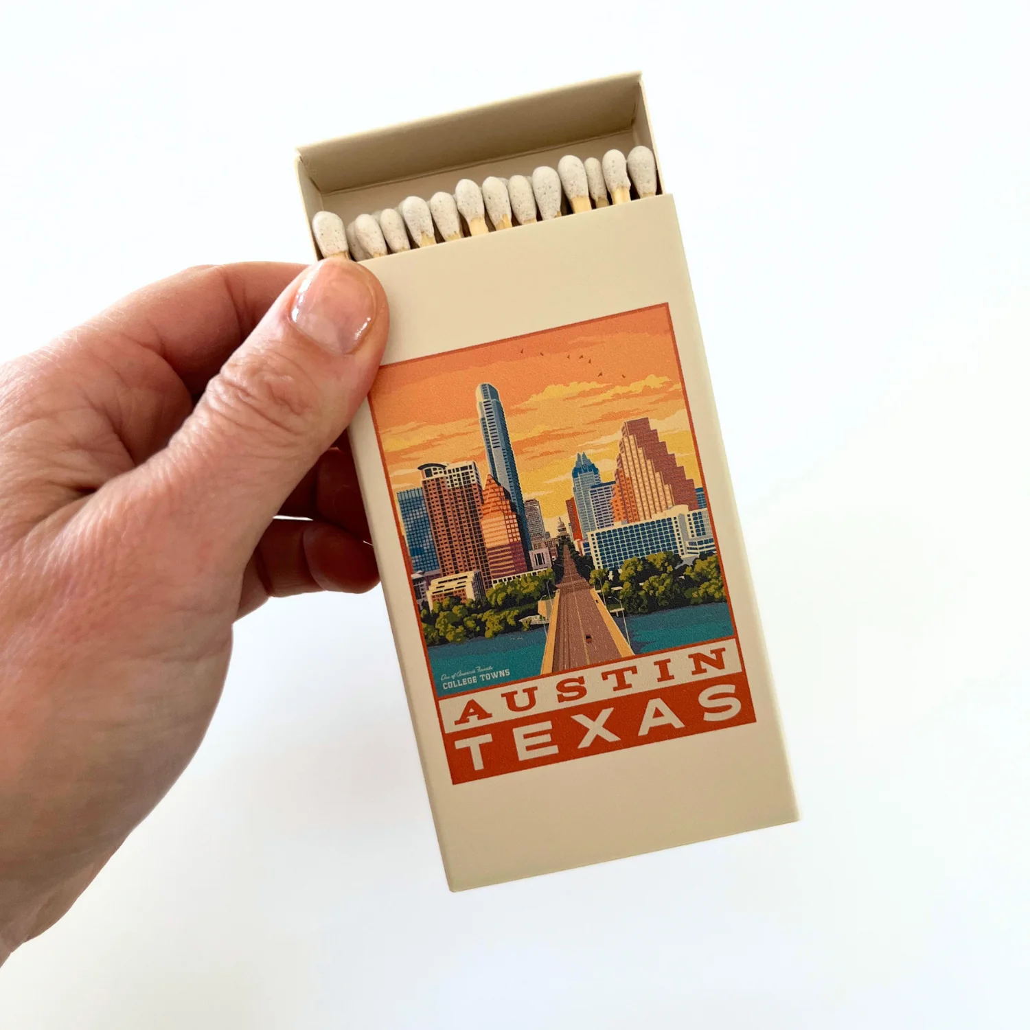 Austin Texas College Town, Game Day Matchbox - Image 2