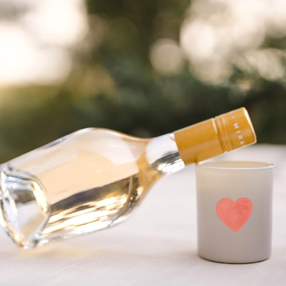 Valentine's Heart Travel Candle in Vanilla Orchid - Image 2