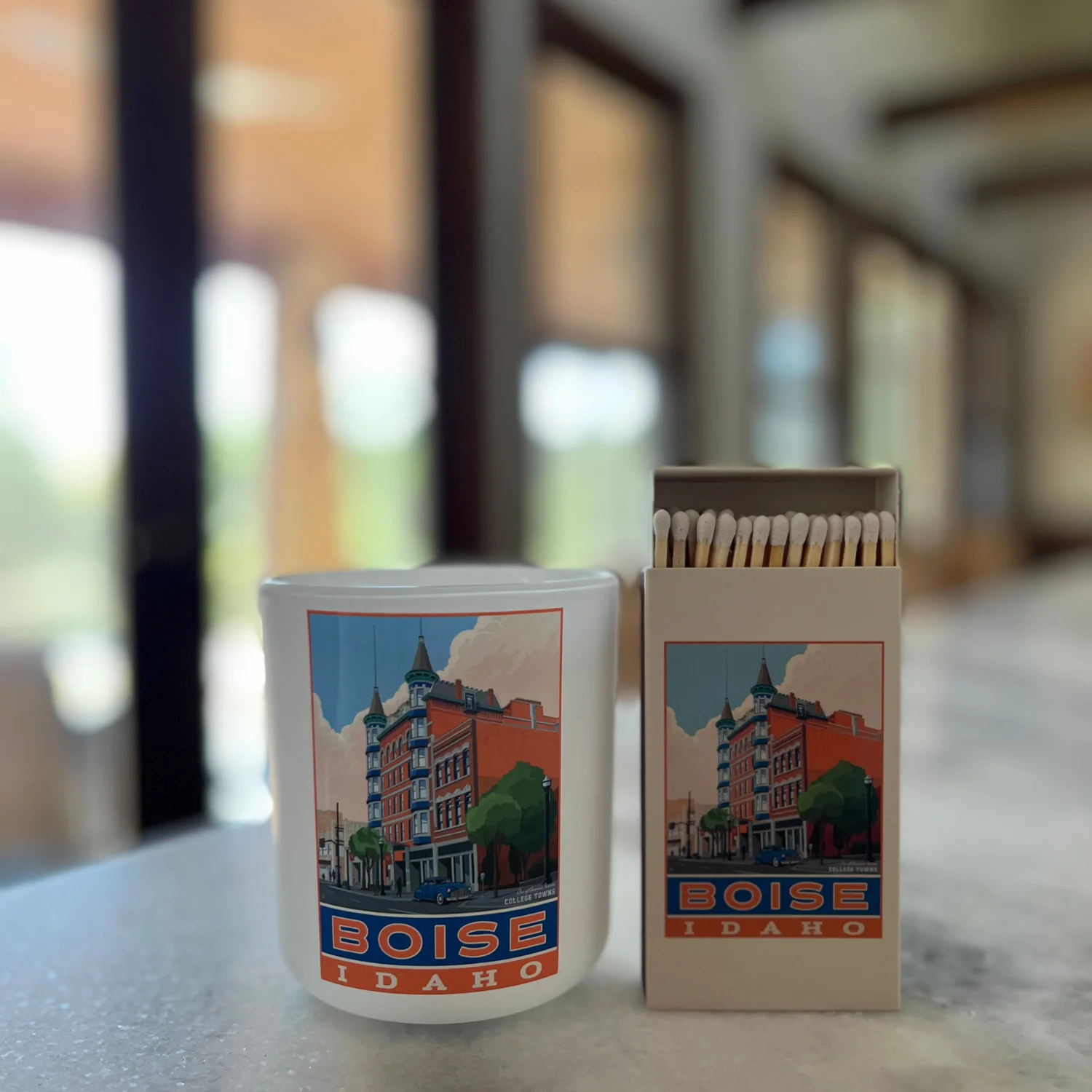 Boise College Town, Game Day Matchbox - Image 3