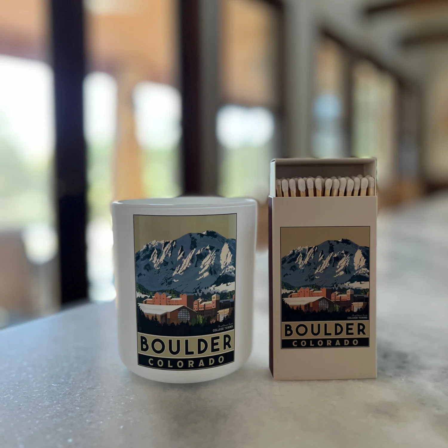 Boulder Colorado College Town, Game Day Matchbox - Image 2