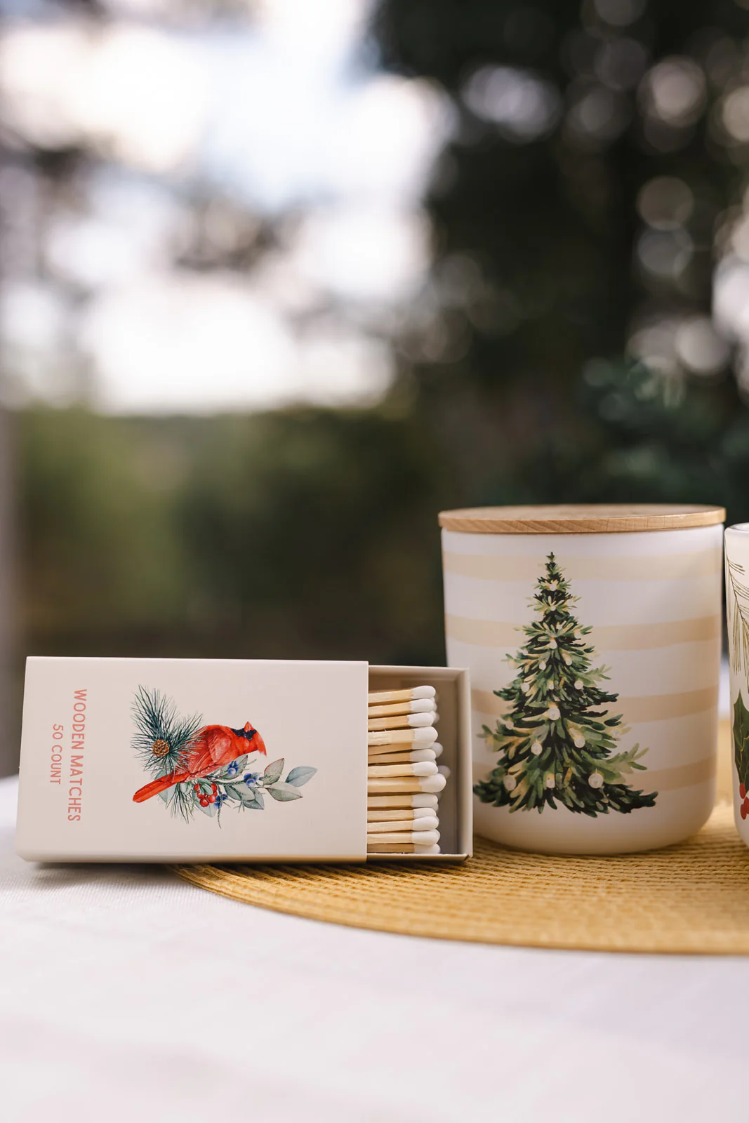 Christmas Hearth Tree Candle - Image 2