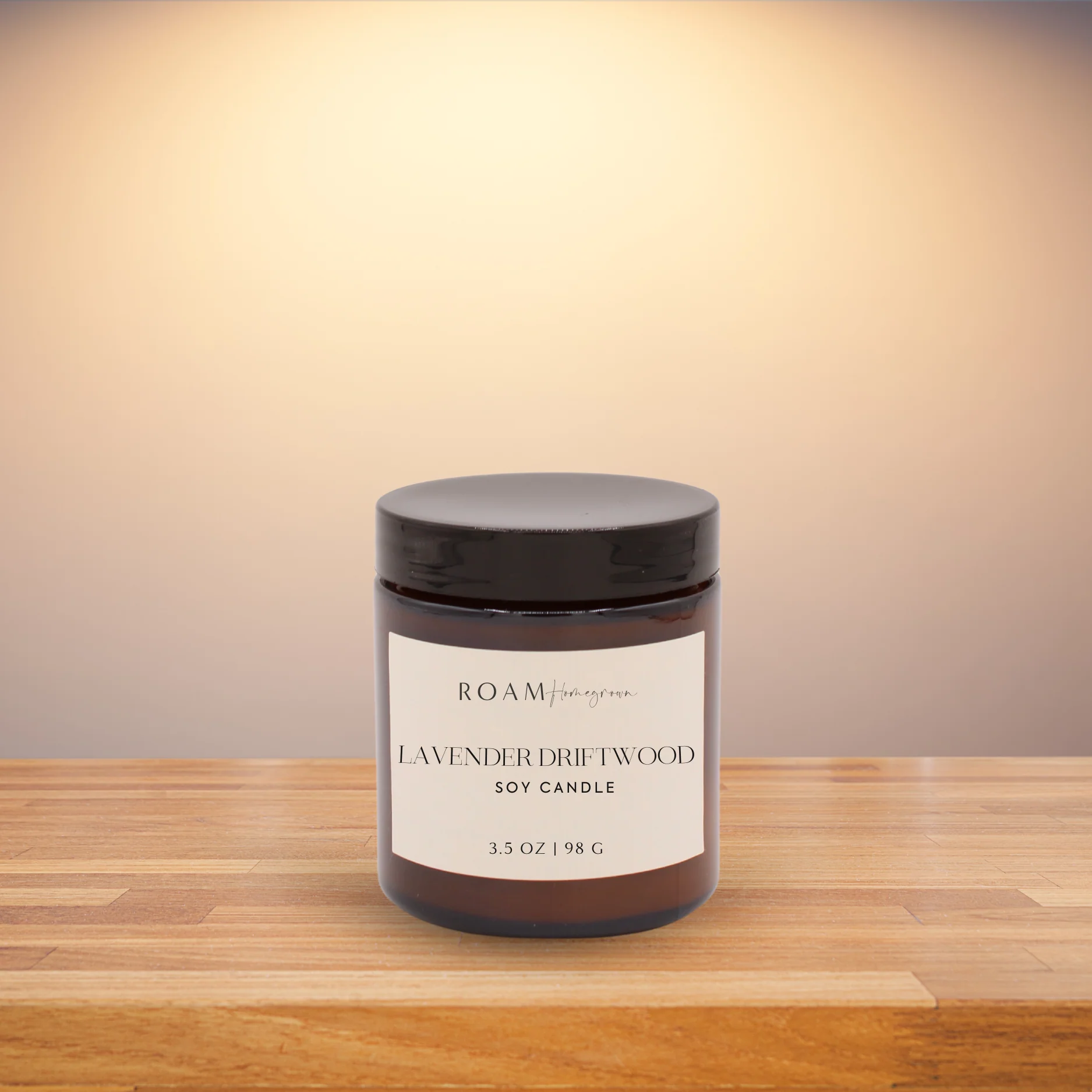 Lavender Driftwood Travel Candle - Image 2
