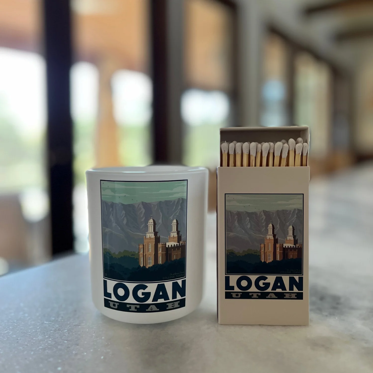Logan College Town, Game Day Candle - Image 2