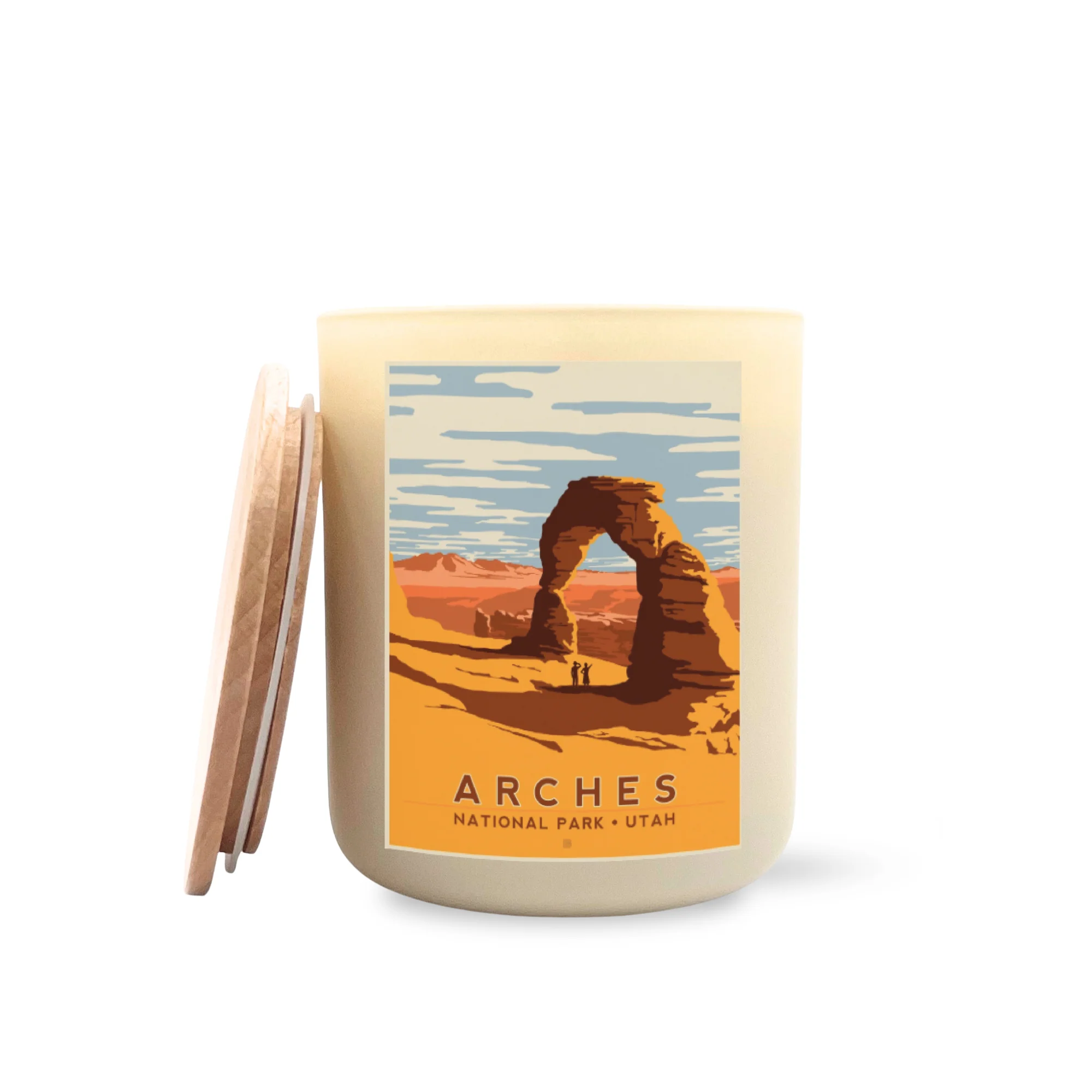 Arches National Parks Large Printed Candle