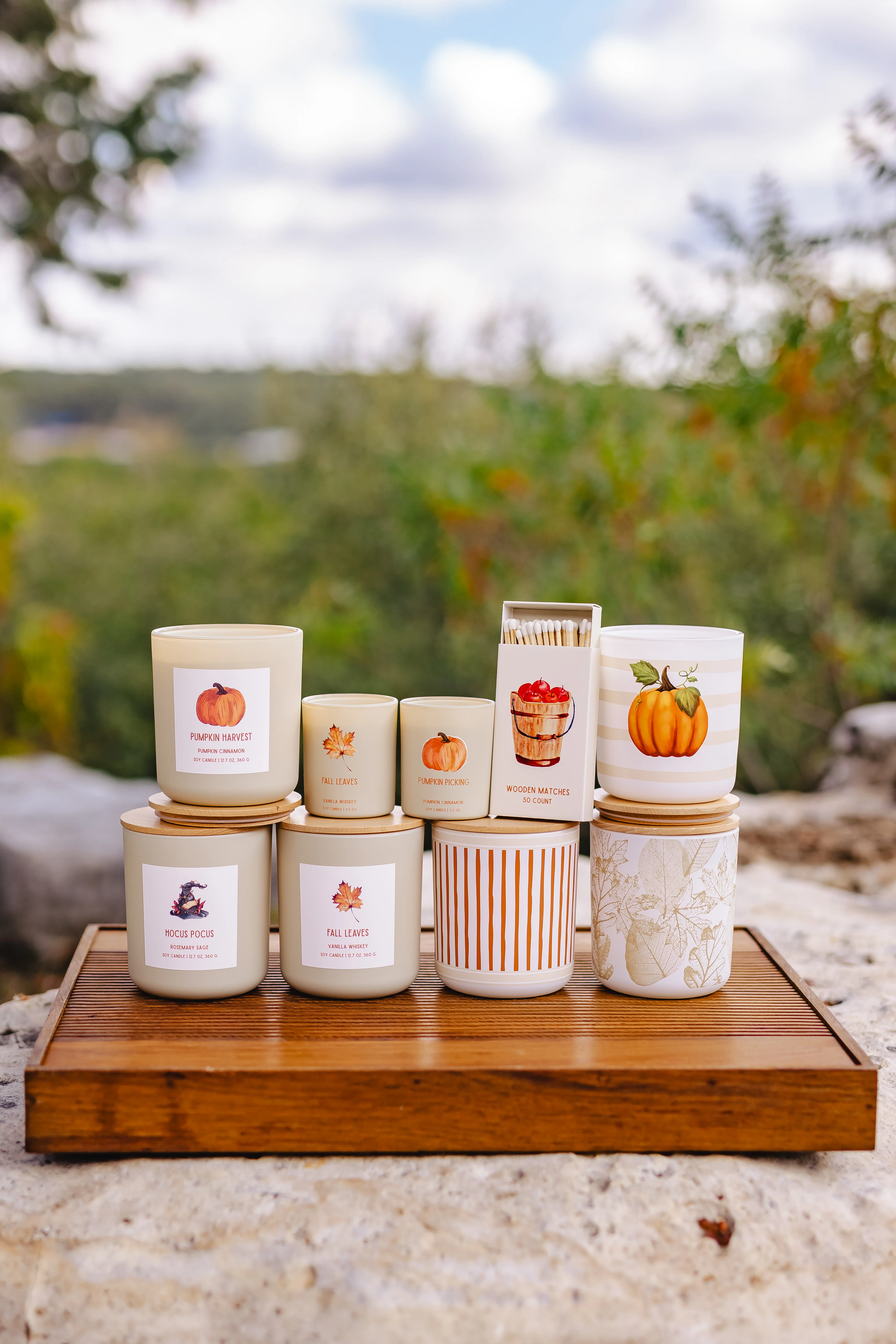 Pumpkin Cinnamon Fall Candle - Image 2