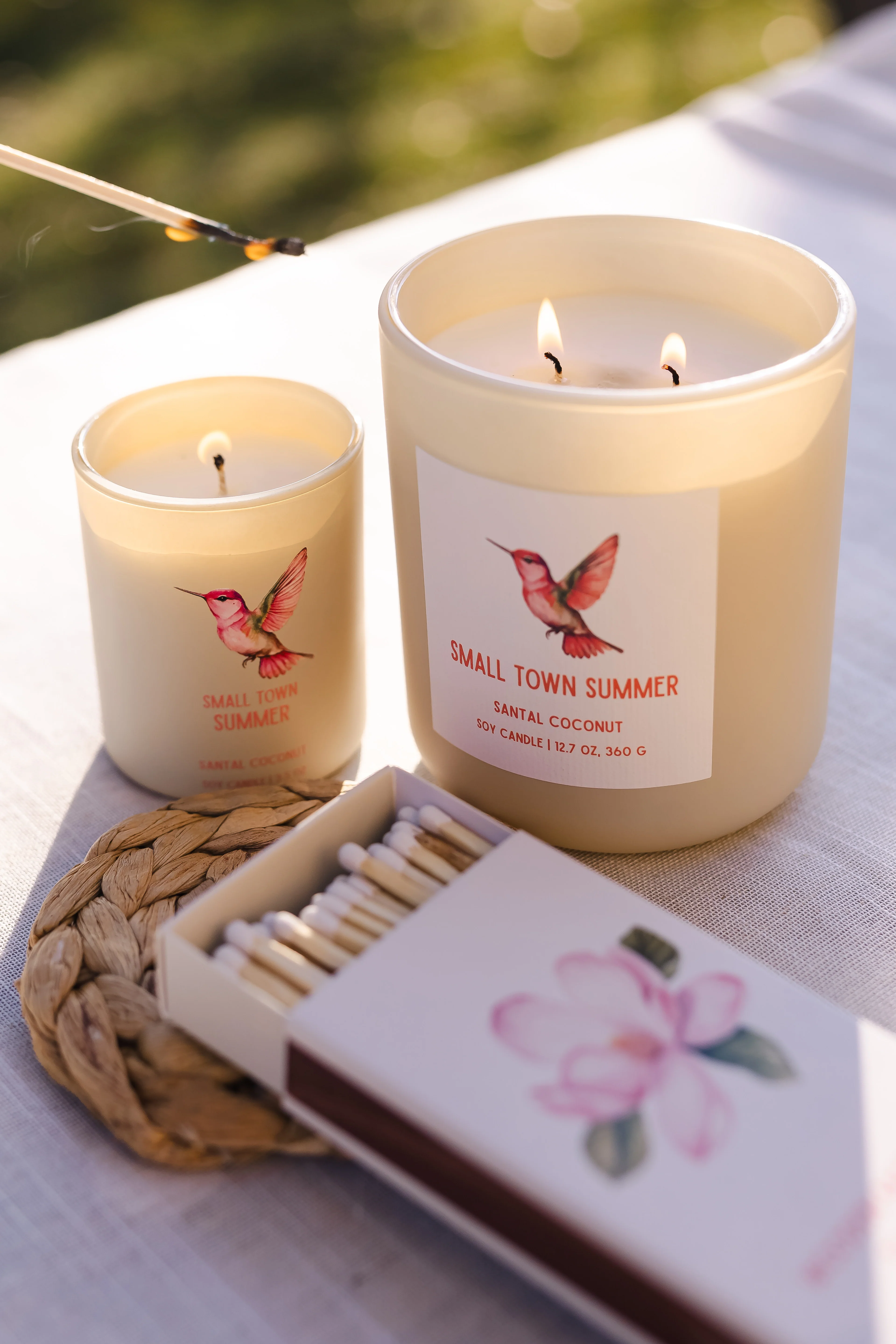 Small Town Summer Luxe Soy Candle, Optional Name Drop - Image 2