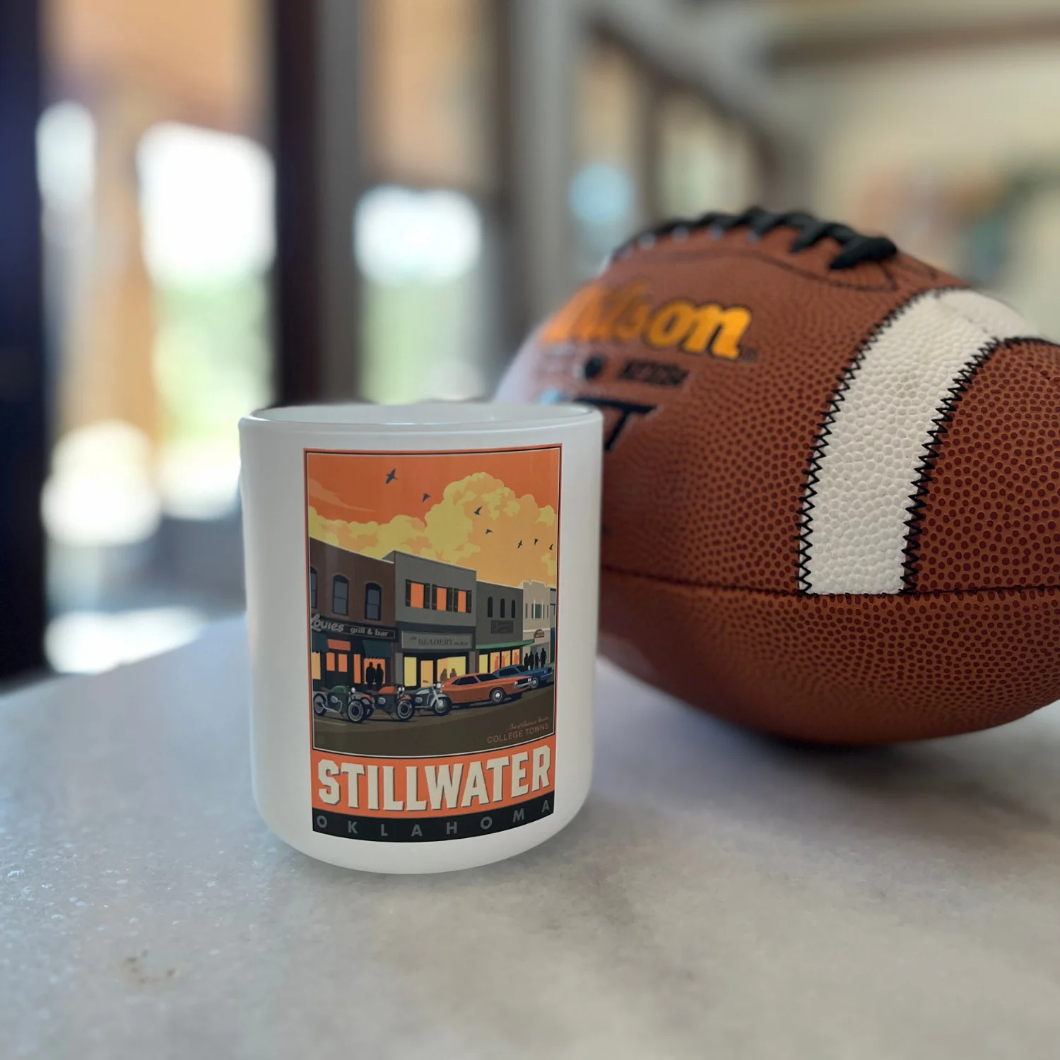 Stillwater College Town, Game Day Candle - Image 3